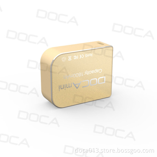 DOCA D108 1800mAh Cute Mini Emergency Charger Power Bank